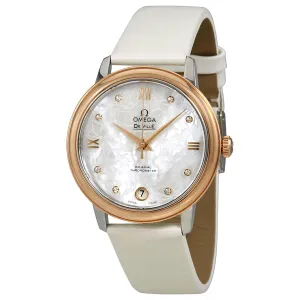 Omega De Ville Prestige Mother of Pearl Butterfly Dial Ladies Watch 424.22.33.20.55.001