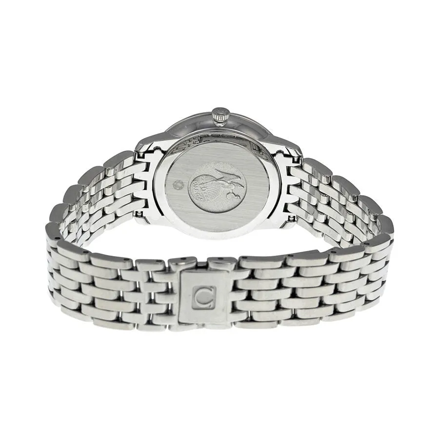 Omega DeVille Prestige Blue Diamond Dial Ladies Watch 42410276053001