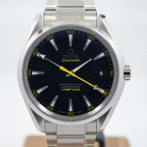 Omega Seamaster Aqua Terra James Bond SPECTRE 231.10.42.21.03.004 Steel Watch