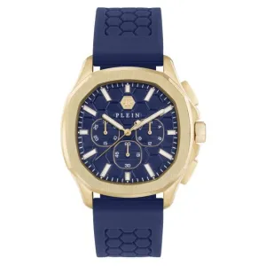 Philipp Plein Gents Spectre Chrono Yellow Gold Watch PWSAA0323
