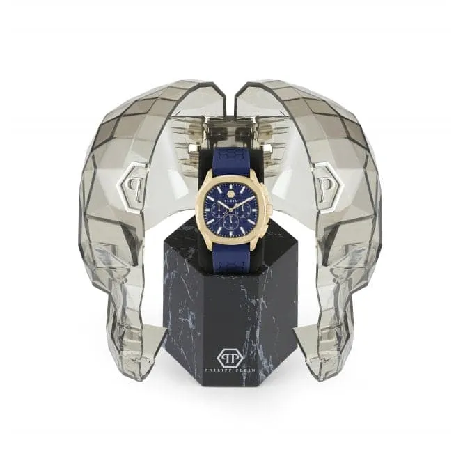 Philipp Plein Gents Spectre Chrono Yellow Gold Watch PWSAA0323