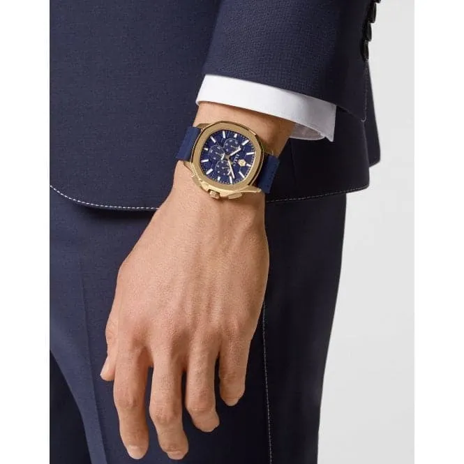 Philipp Plein Gents Spectre Chrono Yellow Gold Watch PWSAA0323