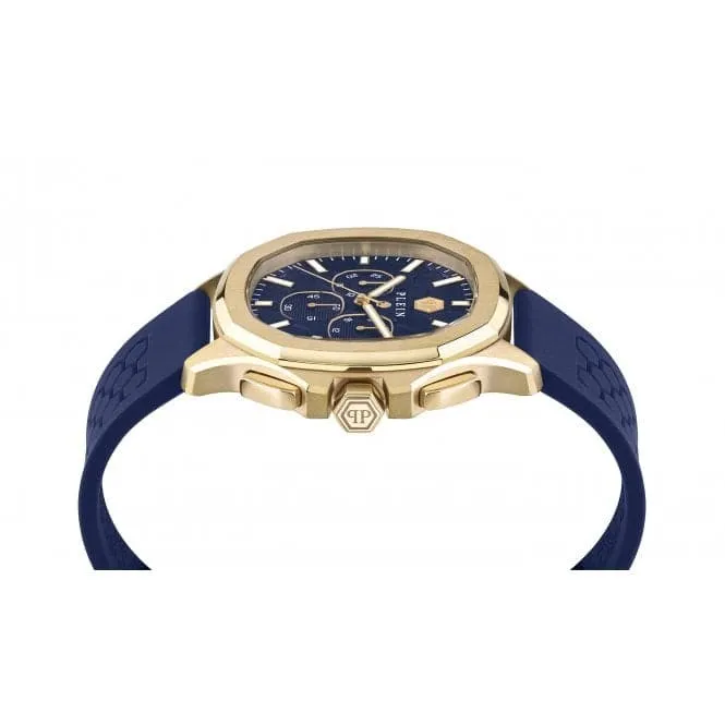 Philipp Plein Gents Spectre Chrono Yellow Gold Watch PWSAA0323