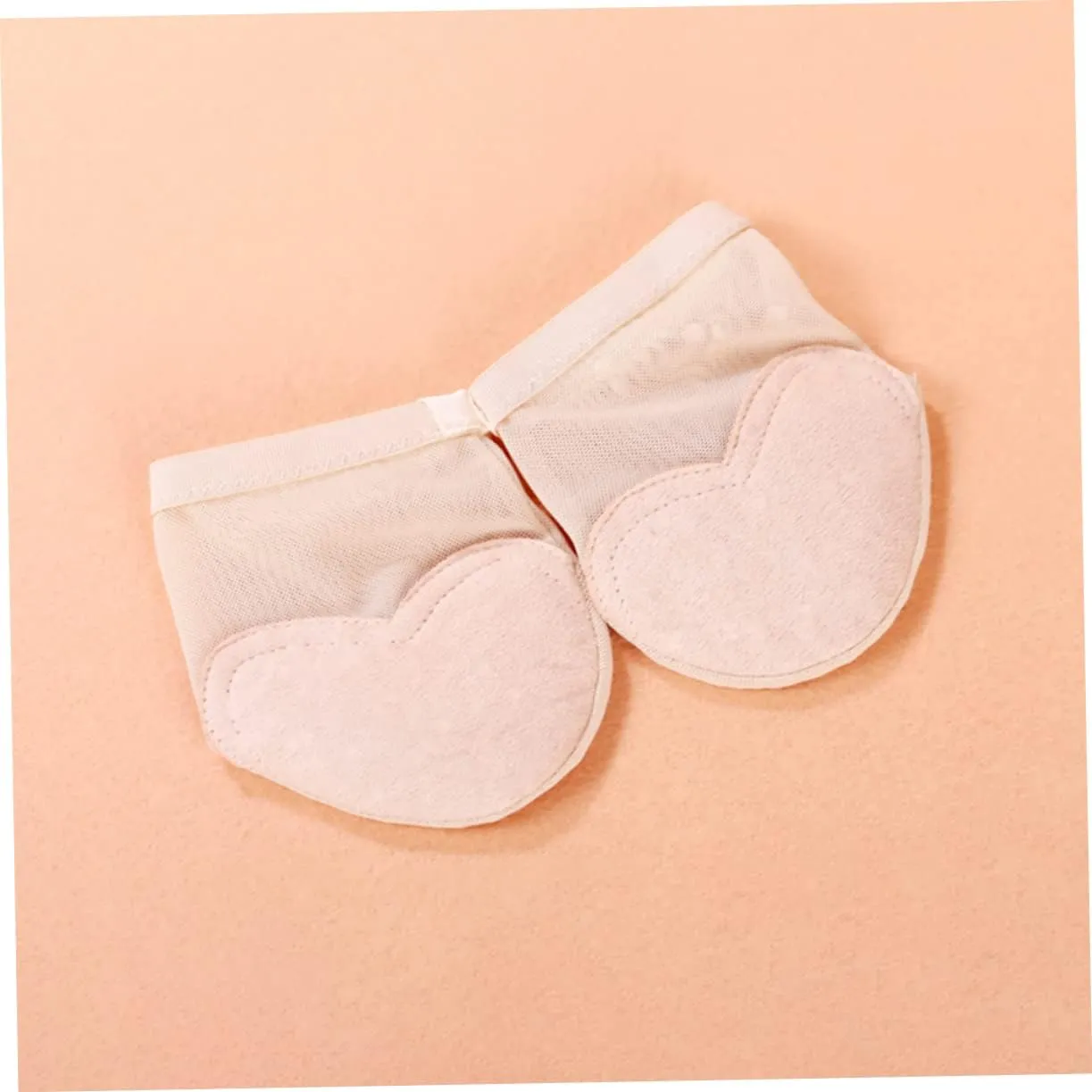 POPETPOP Dancing Shoes Adult Ballet Half Soles Dance Forefoot Cushion Shoes Fitness Thong Dance Paws for Women