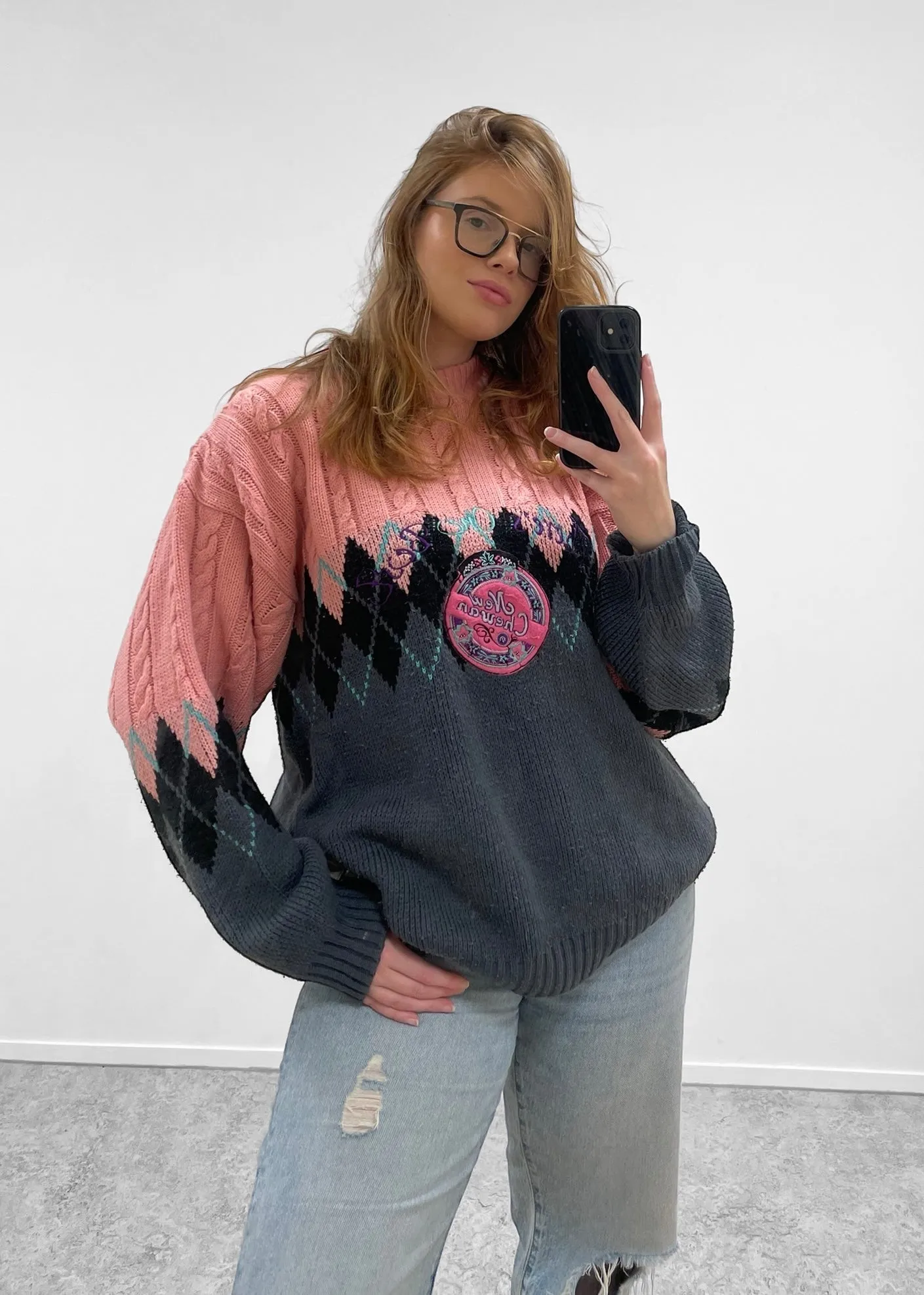 RARE 90s New Chewan Jumper XL