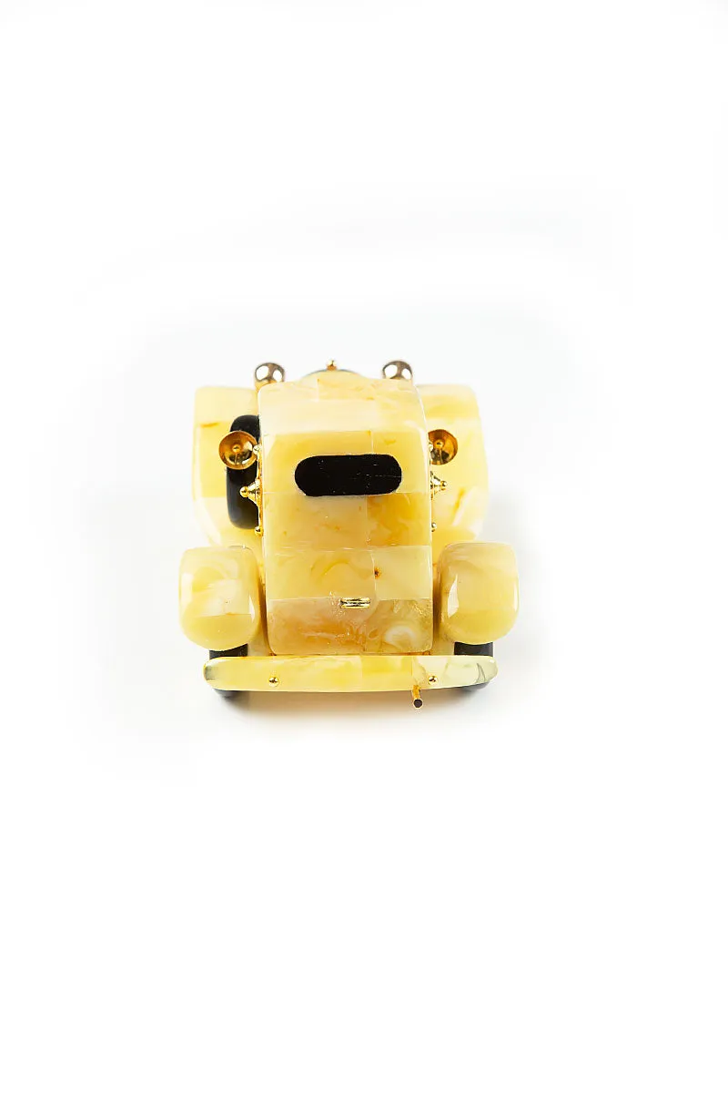 Retro Amber Luxury Souvenir Car