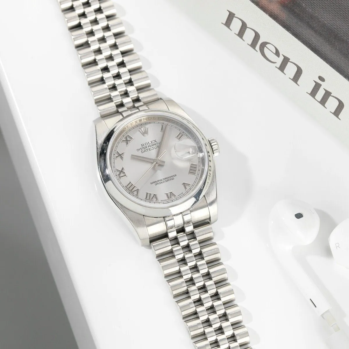 Rolex Datejust Applied Roman Dial 116200