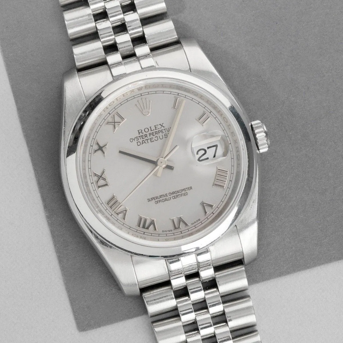 Rolex Datejust Applied Roman Dial 116200