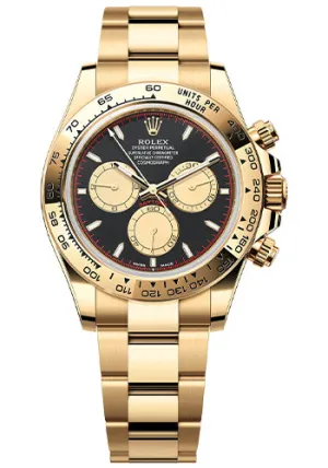Rolex Yellow Gold Paul Newman Cosmograph Daytona 40 Watch - Black And Champagne Index Dial - 2023 - 126508-0002