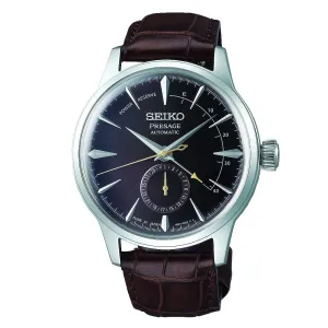 Seiko Gents Black Presage Watch SSA393J