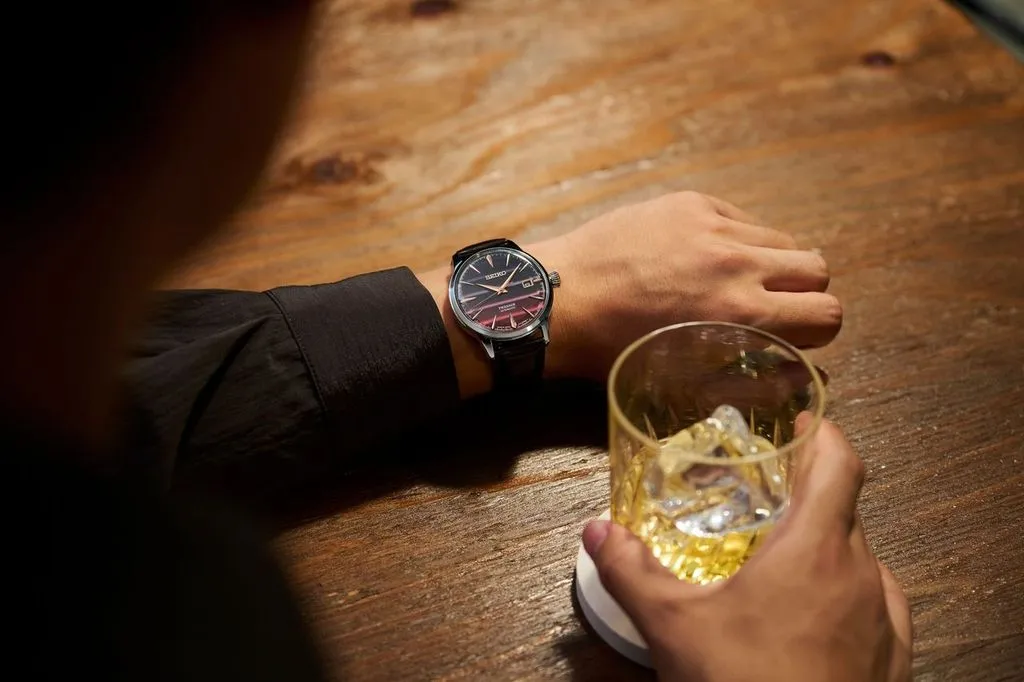 Seiko Presage Purple Sunset Limited Edition Watch SRPK75J