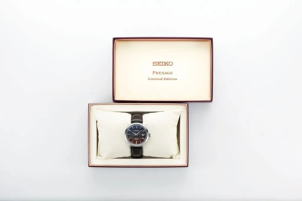 Seiko Presage Purple Sunset Limited Edition Watch SRPK75J
