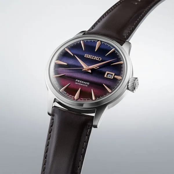 Seiko Presage Purple Sunset Limited Edition Watch SRPK75J