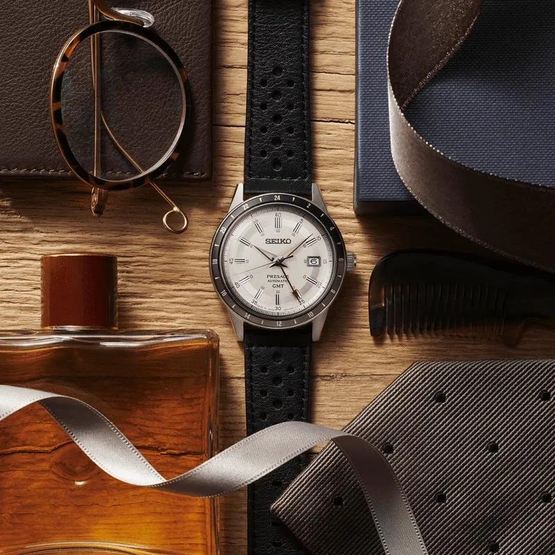 Seiko Presage ‘Stone’ Style 60s Road Trip GMT