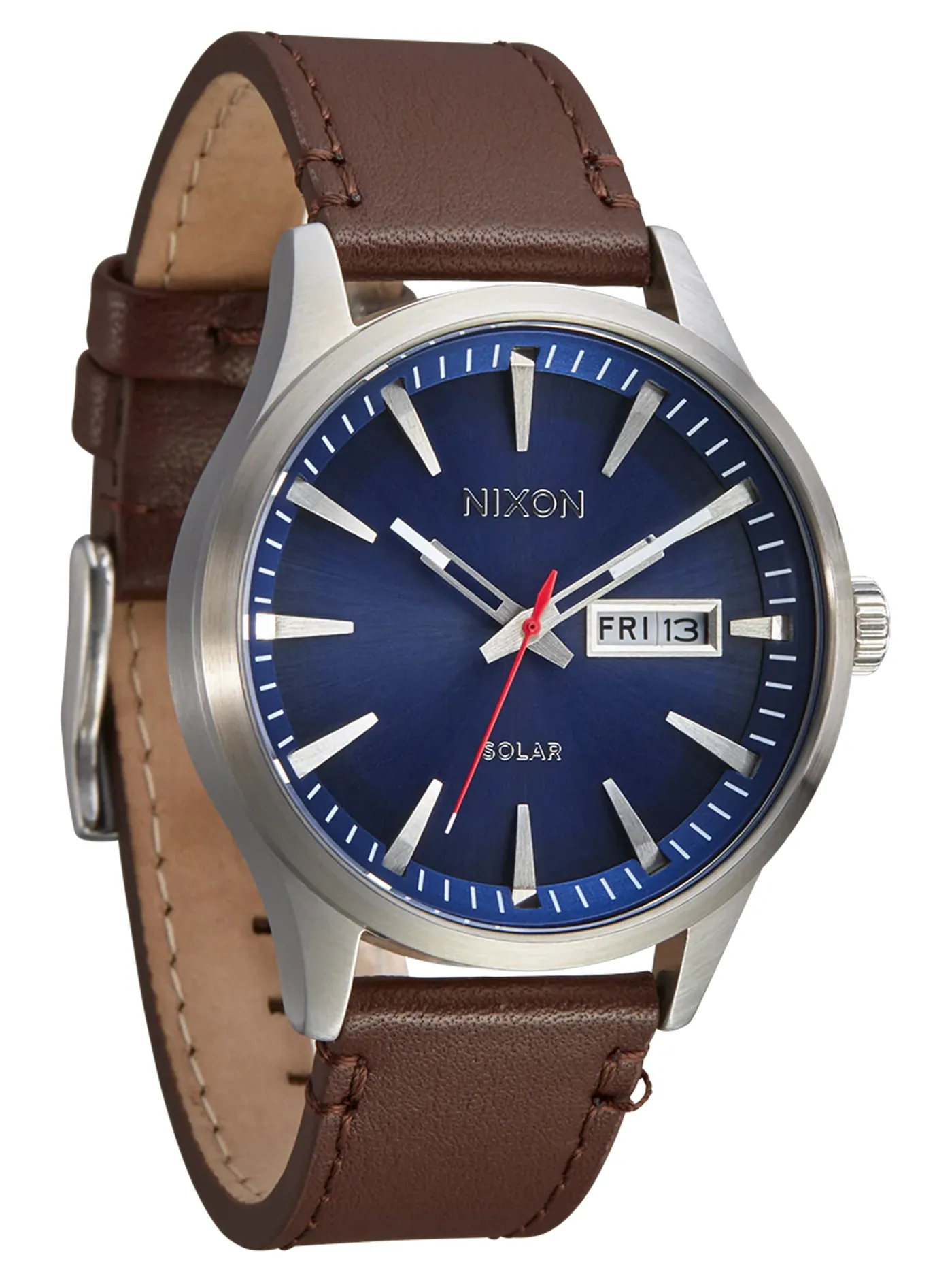 Sentry Solar Leather Watch