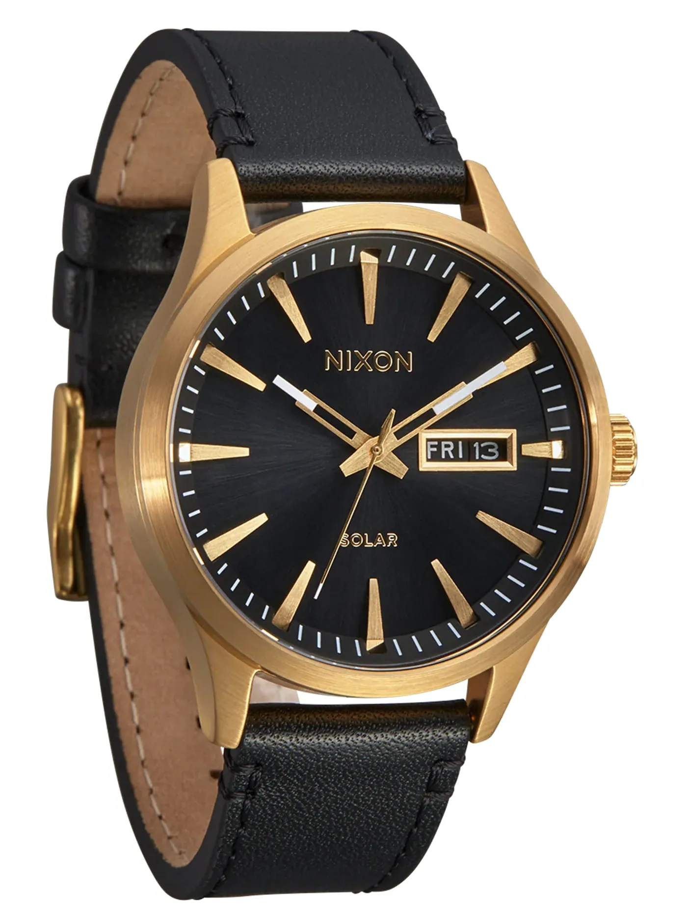 Sentry Solar Leather Watch