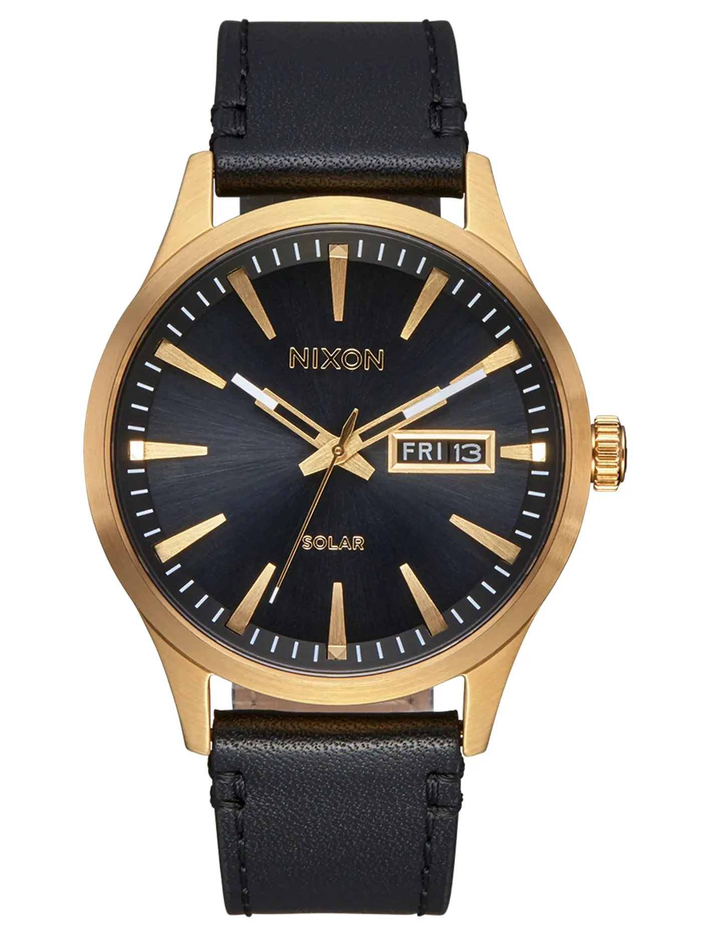 Sentry Solar Leather Watch