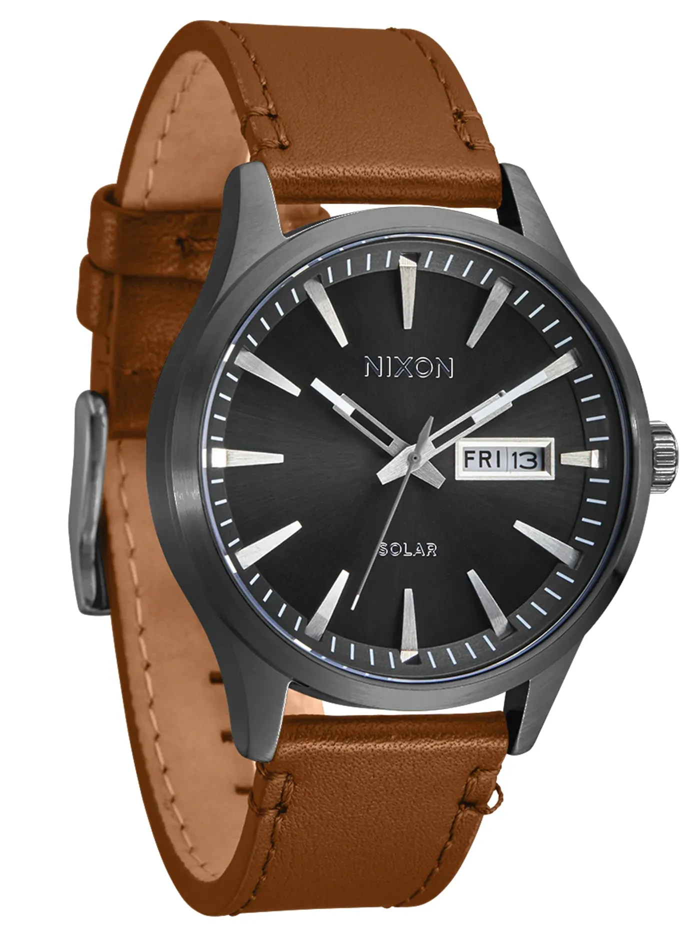 Sentry Solar Leather Watch