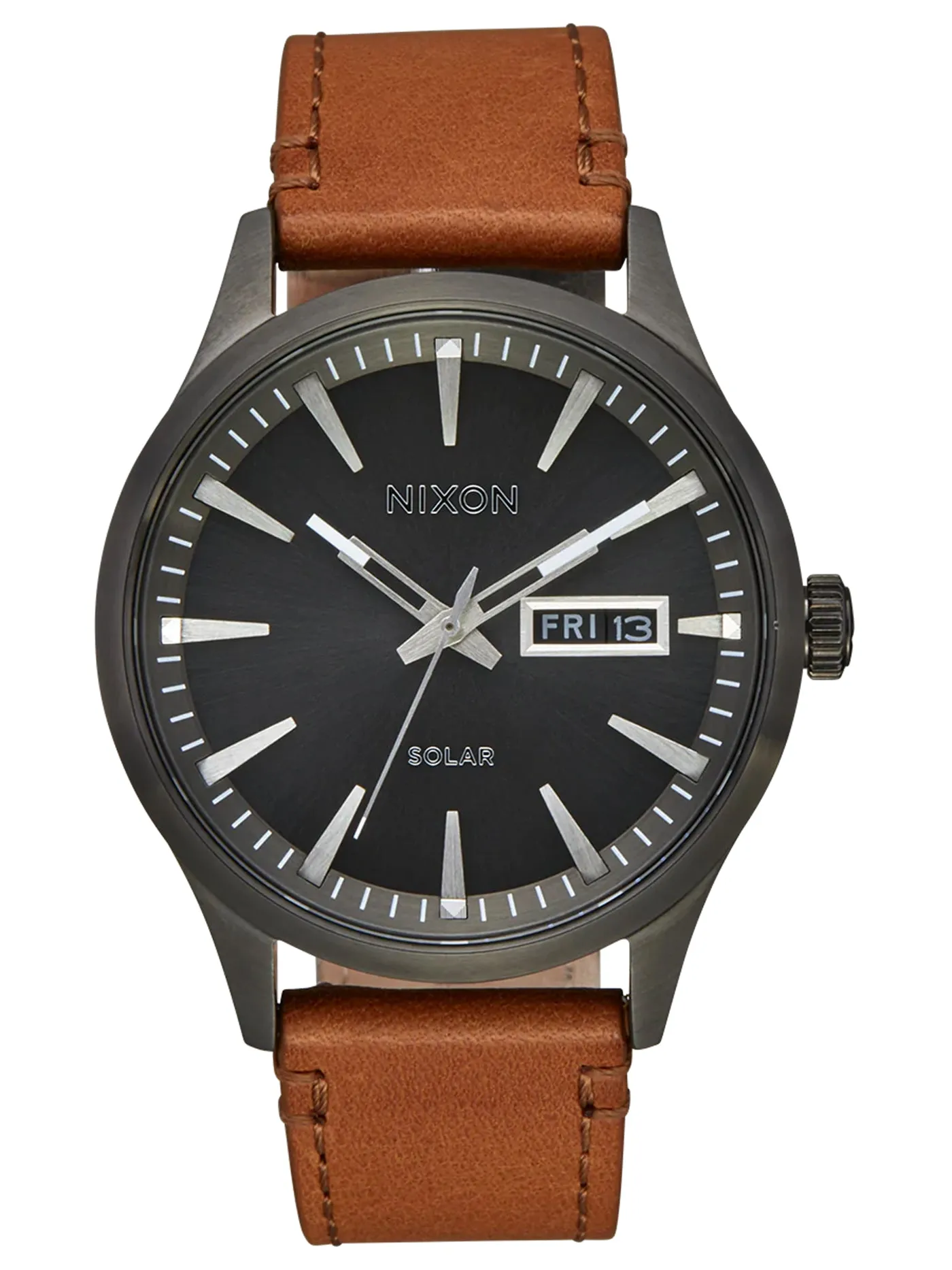 Sentry Solar Leather Watch