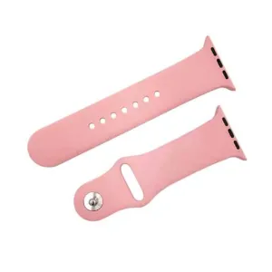Silicone Strap for 42/44/45/49mm Apple Watch (M/L) - Light Pink