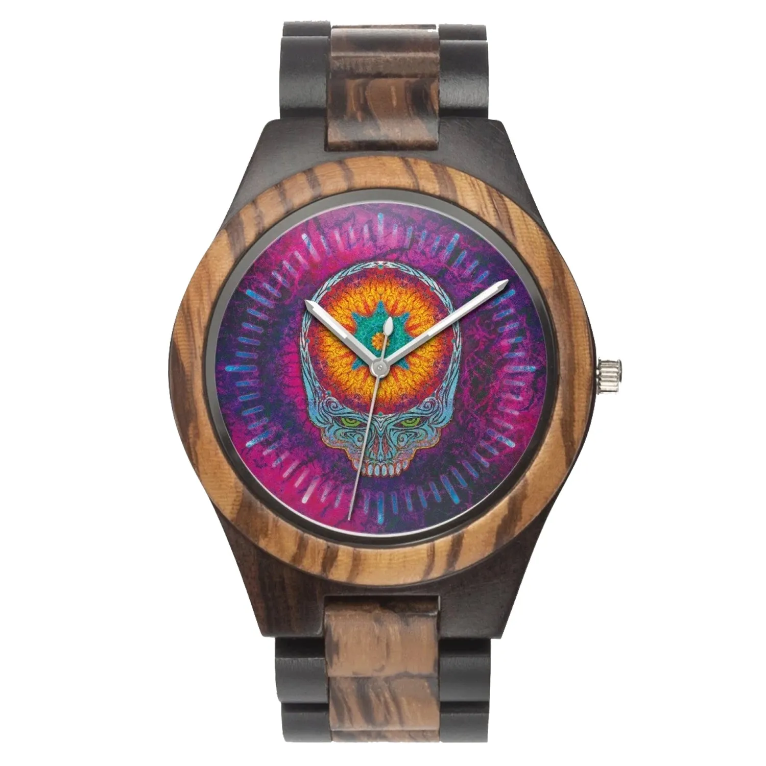 Stealie Starburst Wood Watch