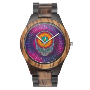 Stealie Starburst Wood Watch