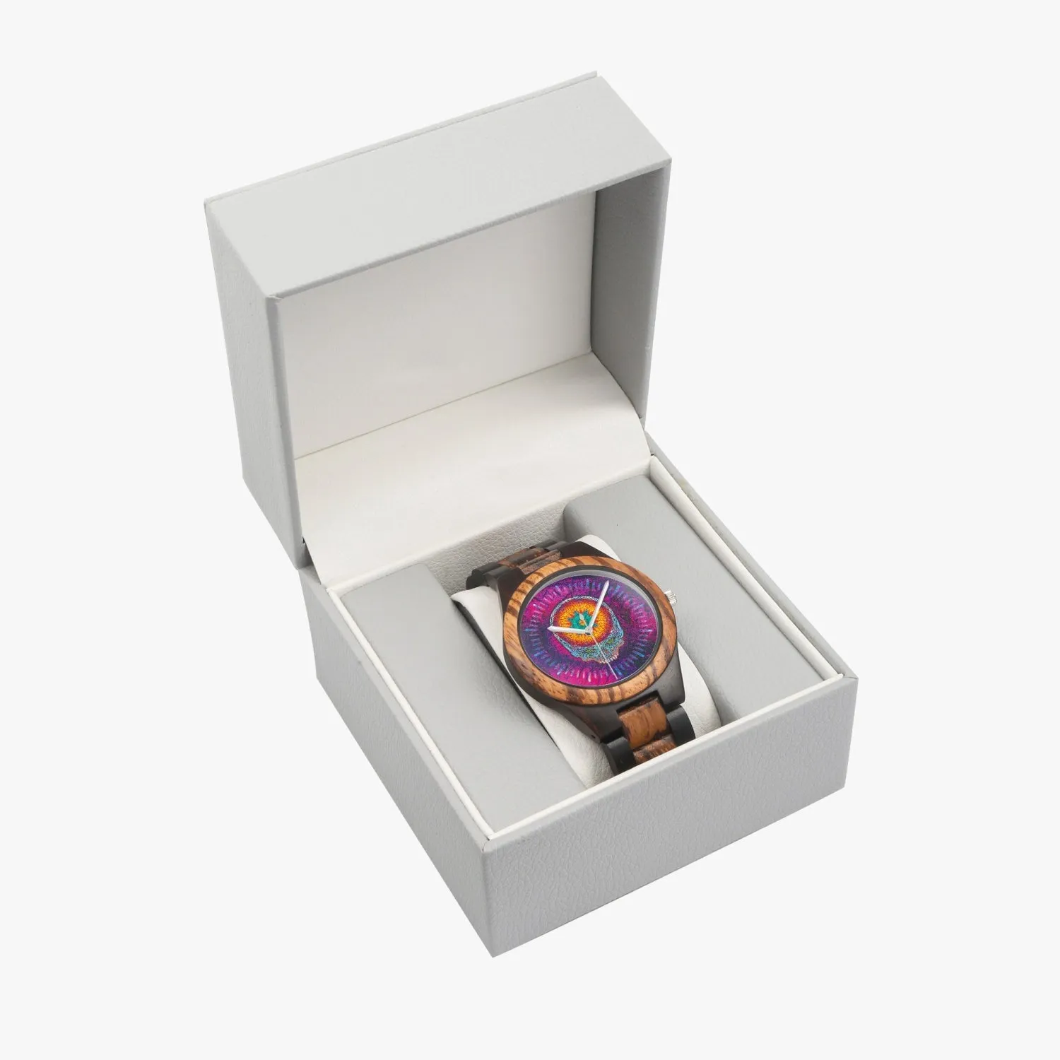 Stealie Starburst Wood Watch