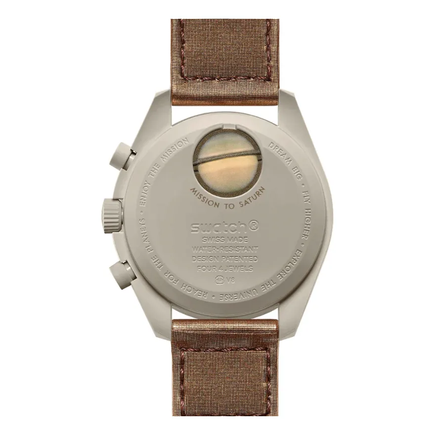 Swatch x Omega Bioceramic Moonswatch Mission To Saturn