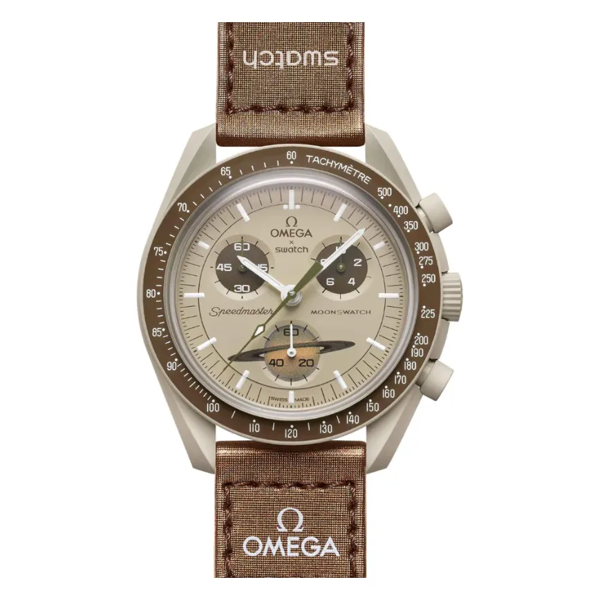 Swatch x Omega Bioceramic Moonswatch Mission To Saturn