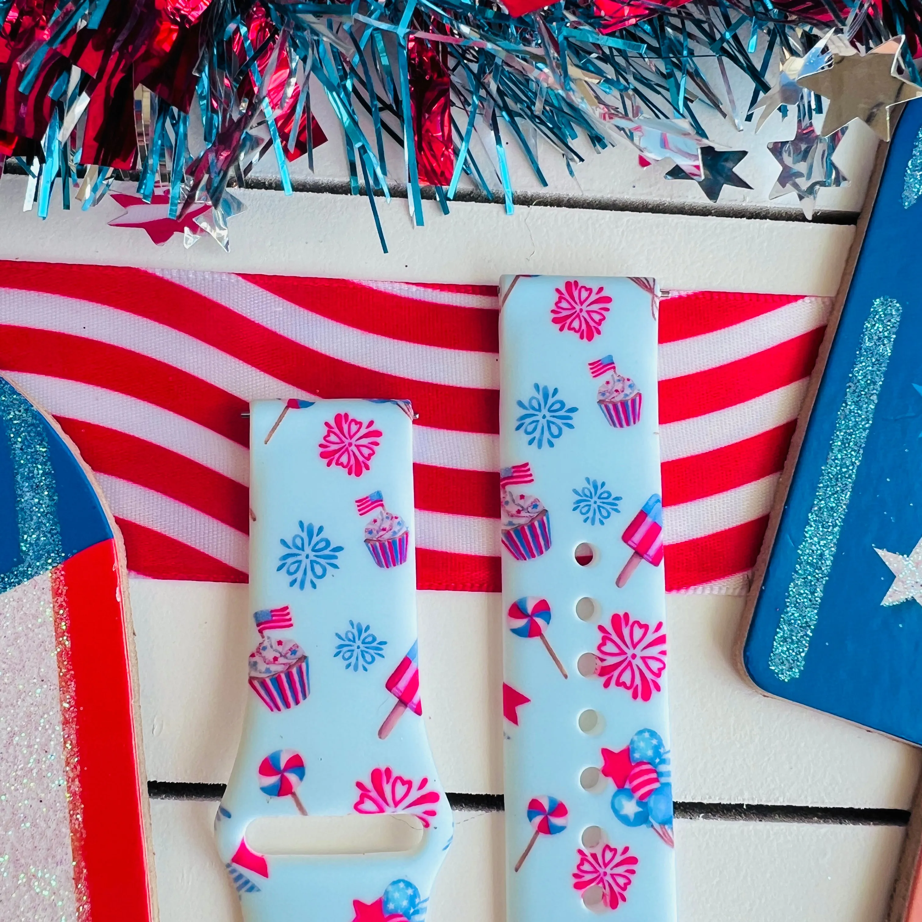 Sweet Freedom Print Silicone Band For Samsung Watch