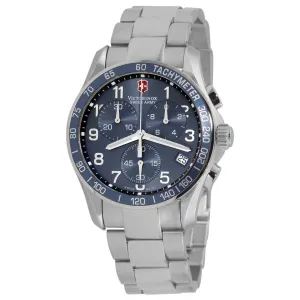 Swiss Army 241120 Men's Chrono Classic Blue Dial Stainless Steel Bracelet Watch