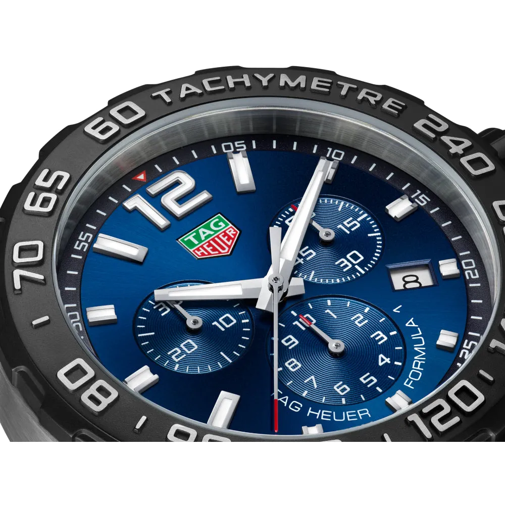 Tag Heuer Formula 1 Chronograph 43mm, Blue Rubber