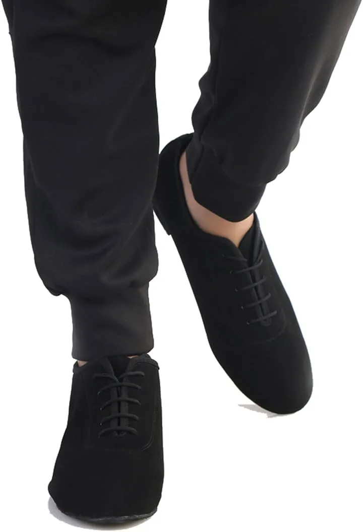 TDA Men's Classic Lace-up Leather Tango Ballroom Salsa Latin Dance Wedding Shoes