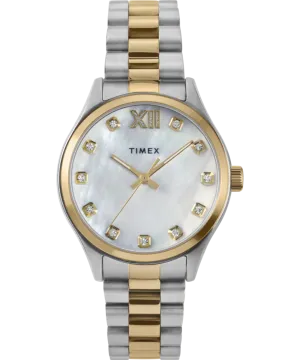Timex Legacy 34mm Stainless Steel Bracelet Watch 