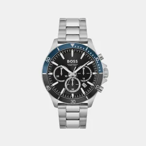 Troper Men Black Chronograph Stainless Steel Watch 1514101