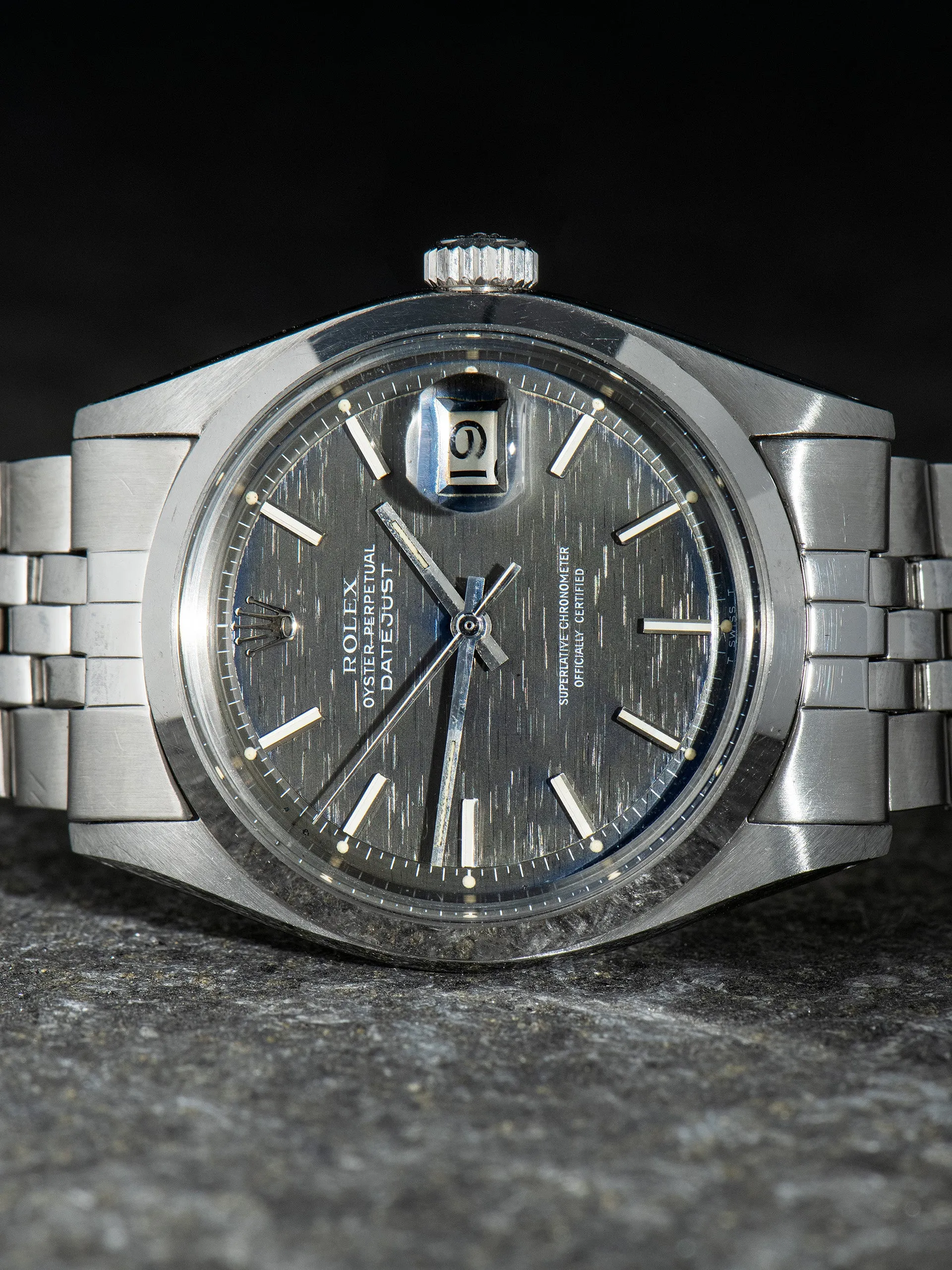 Tropical 1970 Rolex Datejust (Ref. 1600) "Faded Denim" Mosaic Dial