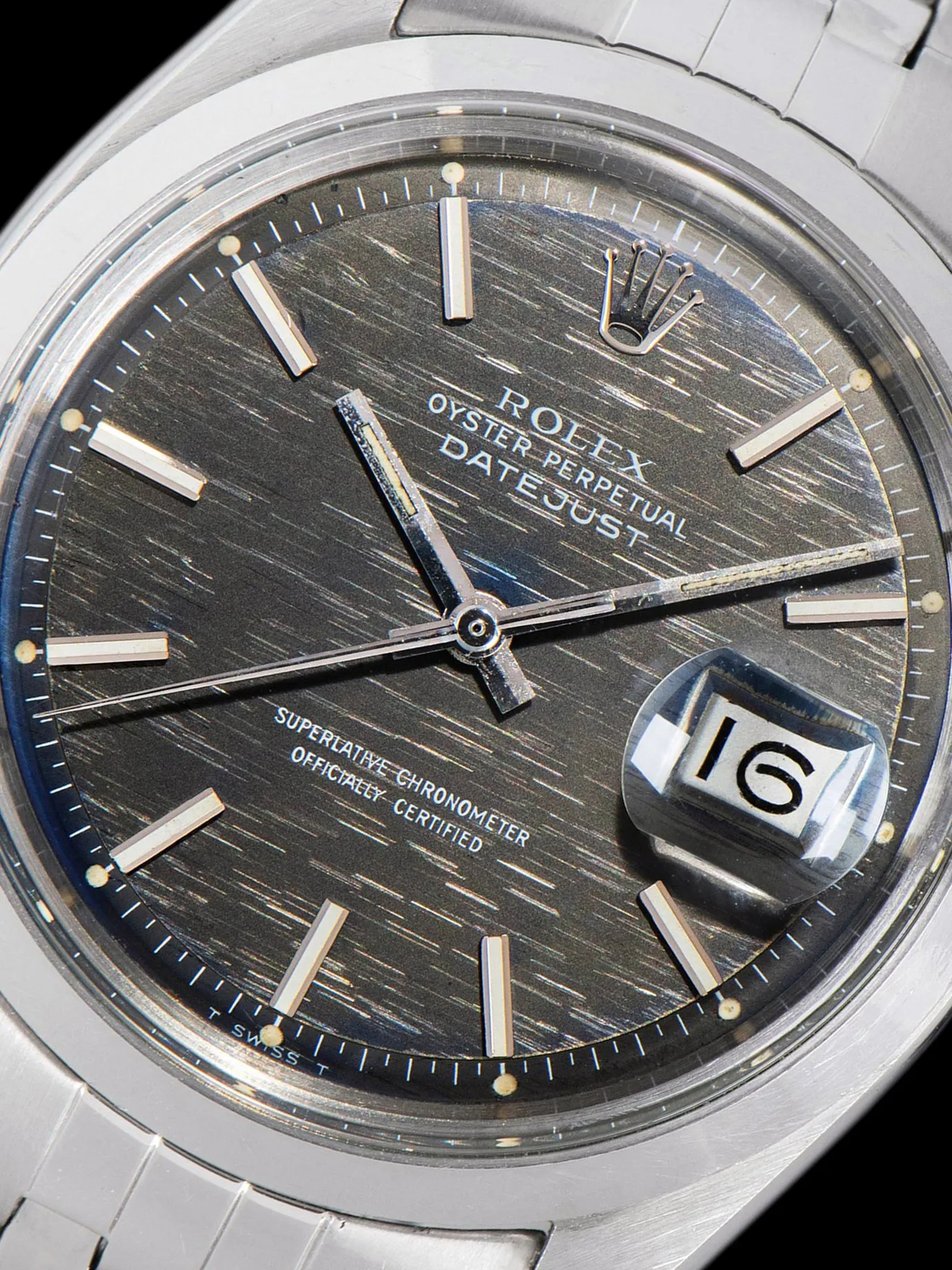 Tropical 1970 Rolex Datejust (Ref. 1600) "Faded Denim" Mosaic Dial