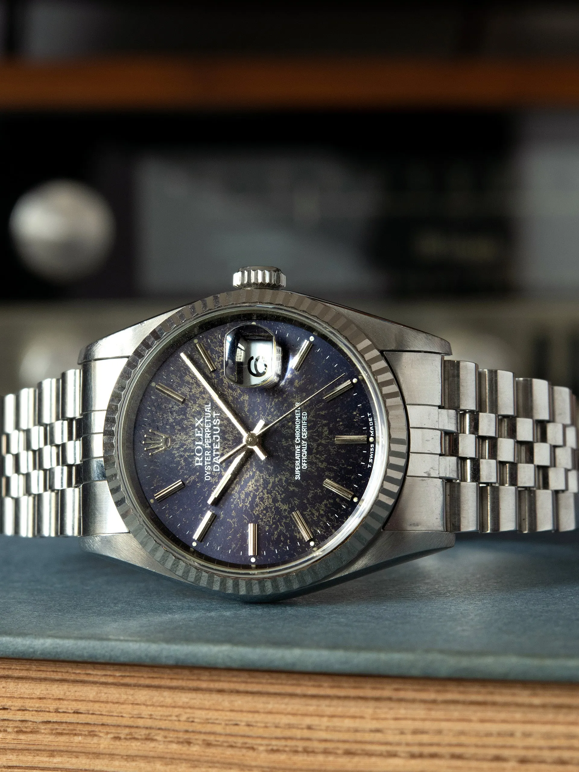 Tropical 1995 Rolex Datejust (Ref. 16234) Blue Dial