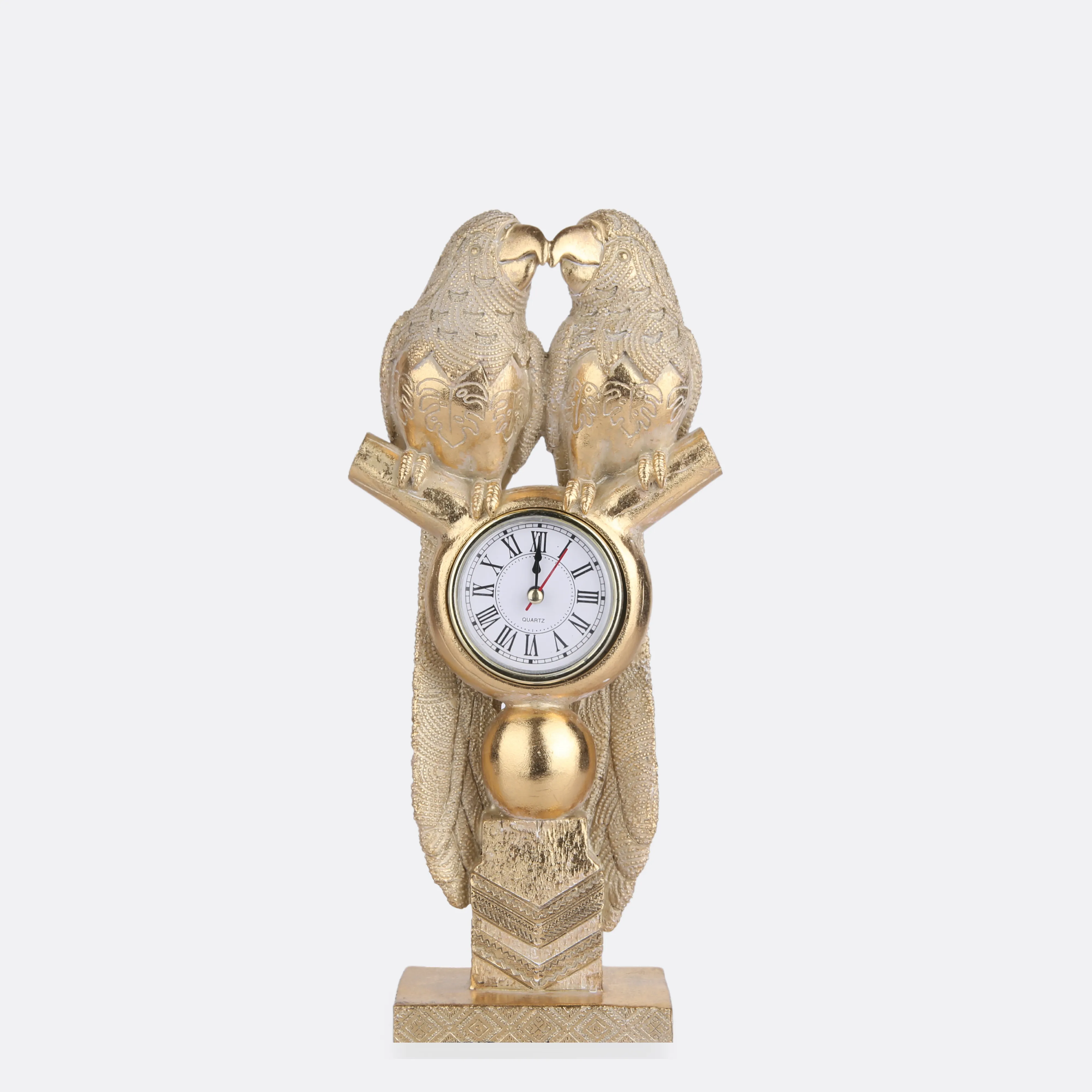 Twin Parrots Timepiece