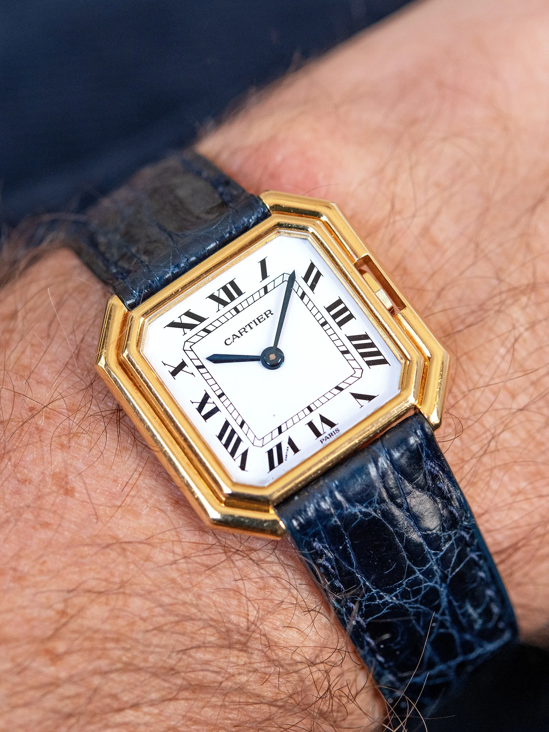 *Unpolished* 1970s Cartier Paris Ceinture 18K YG (Ref. 78099)
