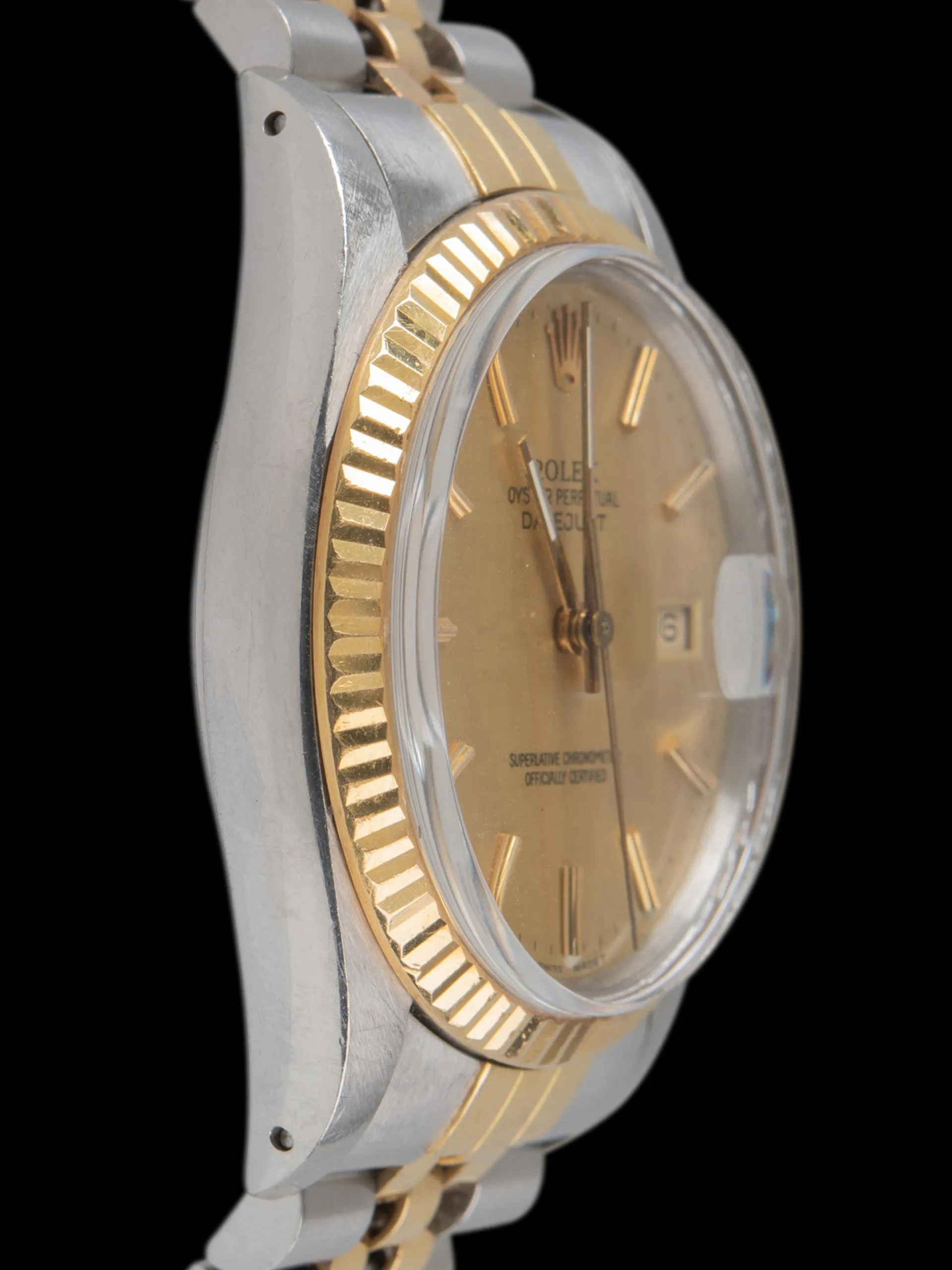 *Unpolished* 1987 Rolex Two-Tone Datejust (Ref. 16013) Champagne "Linen" Dial