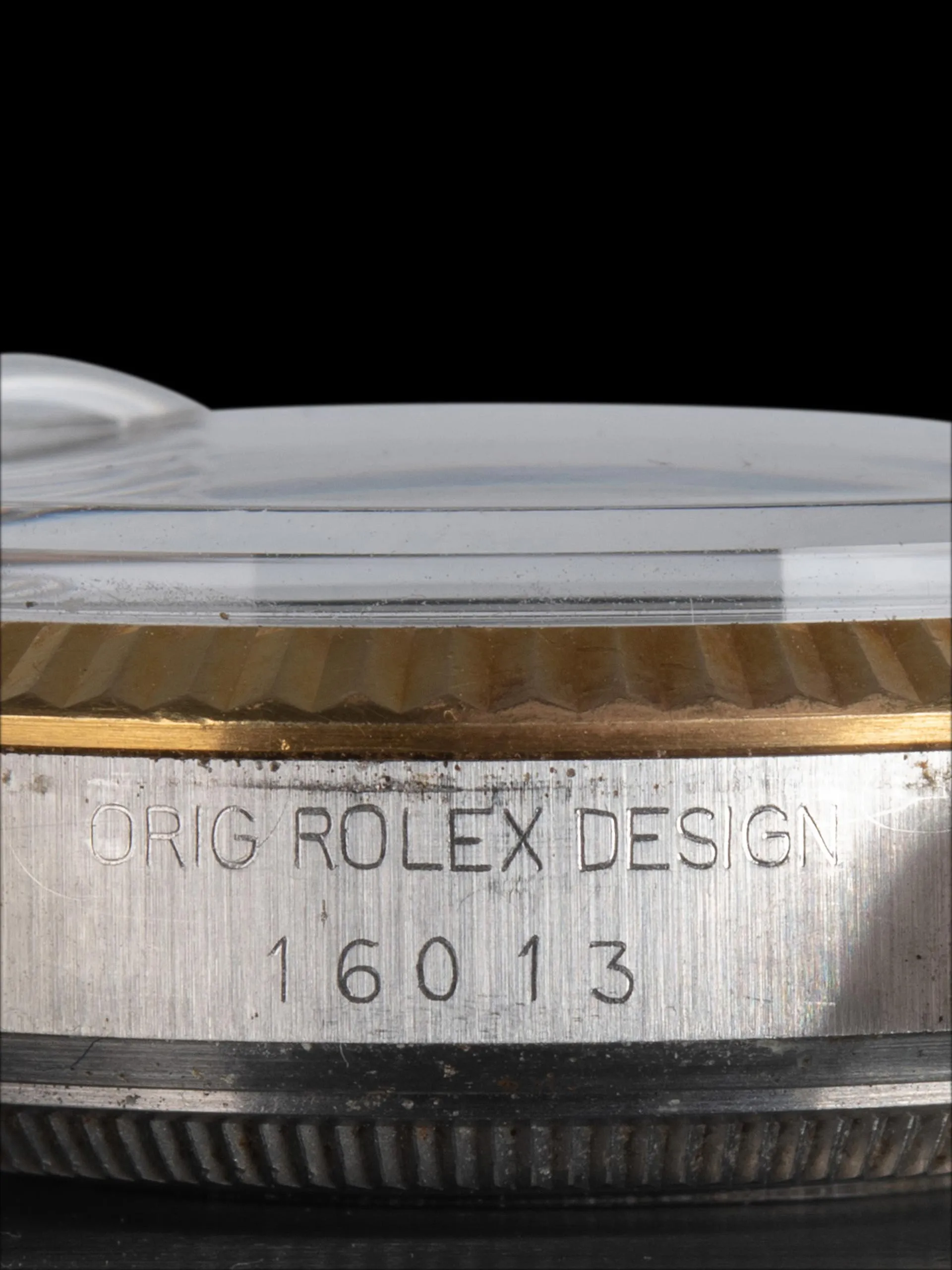 *Unpolished* 1987 Rolex Two-Tone Datejust (Ref. 16013) Champagne "Linen" Dial