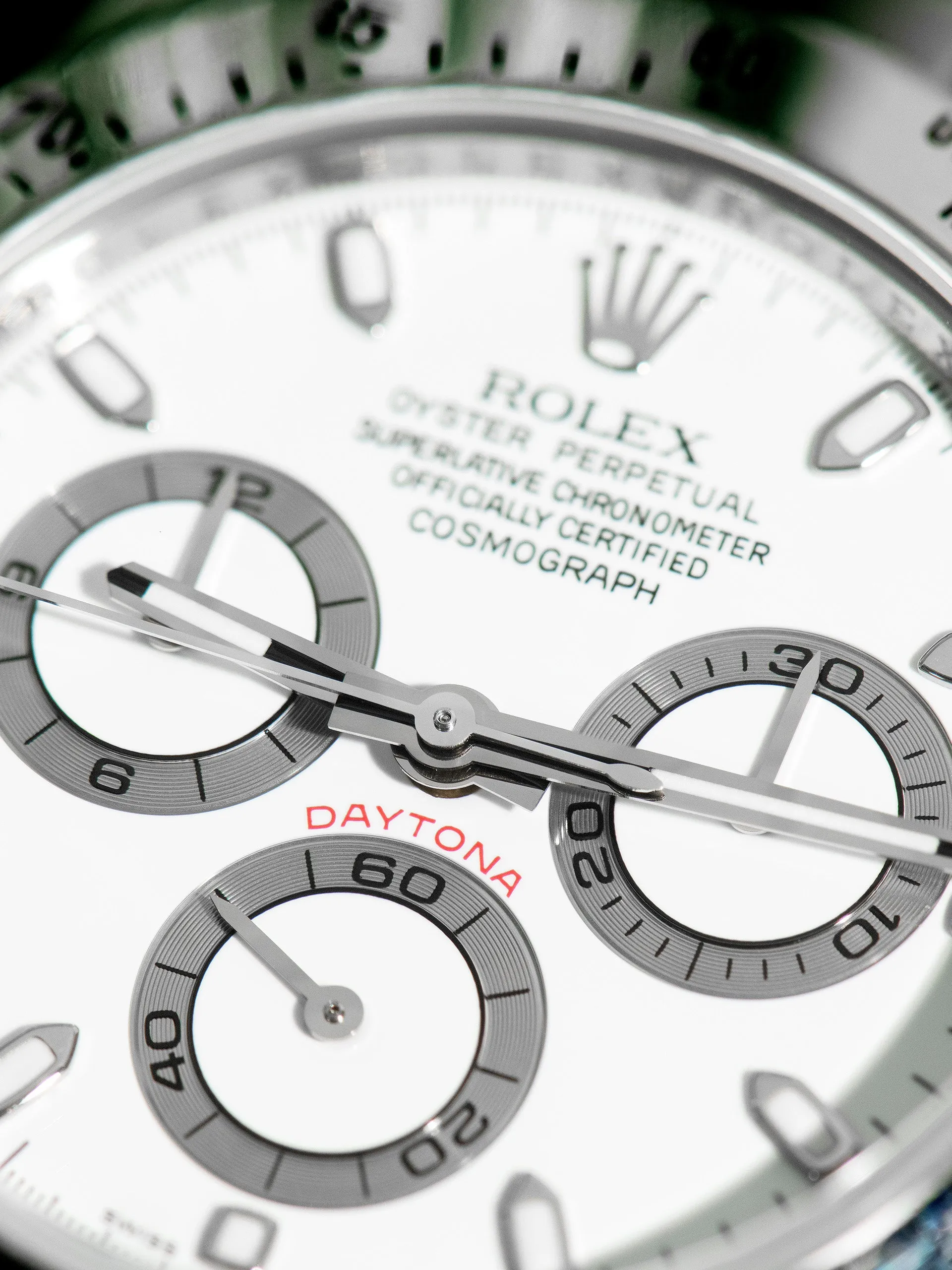 *Unpolished* 2007 Rolex Daytona (Ref. 116520) White Dial W/ Box & Papers