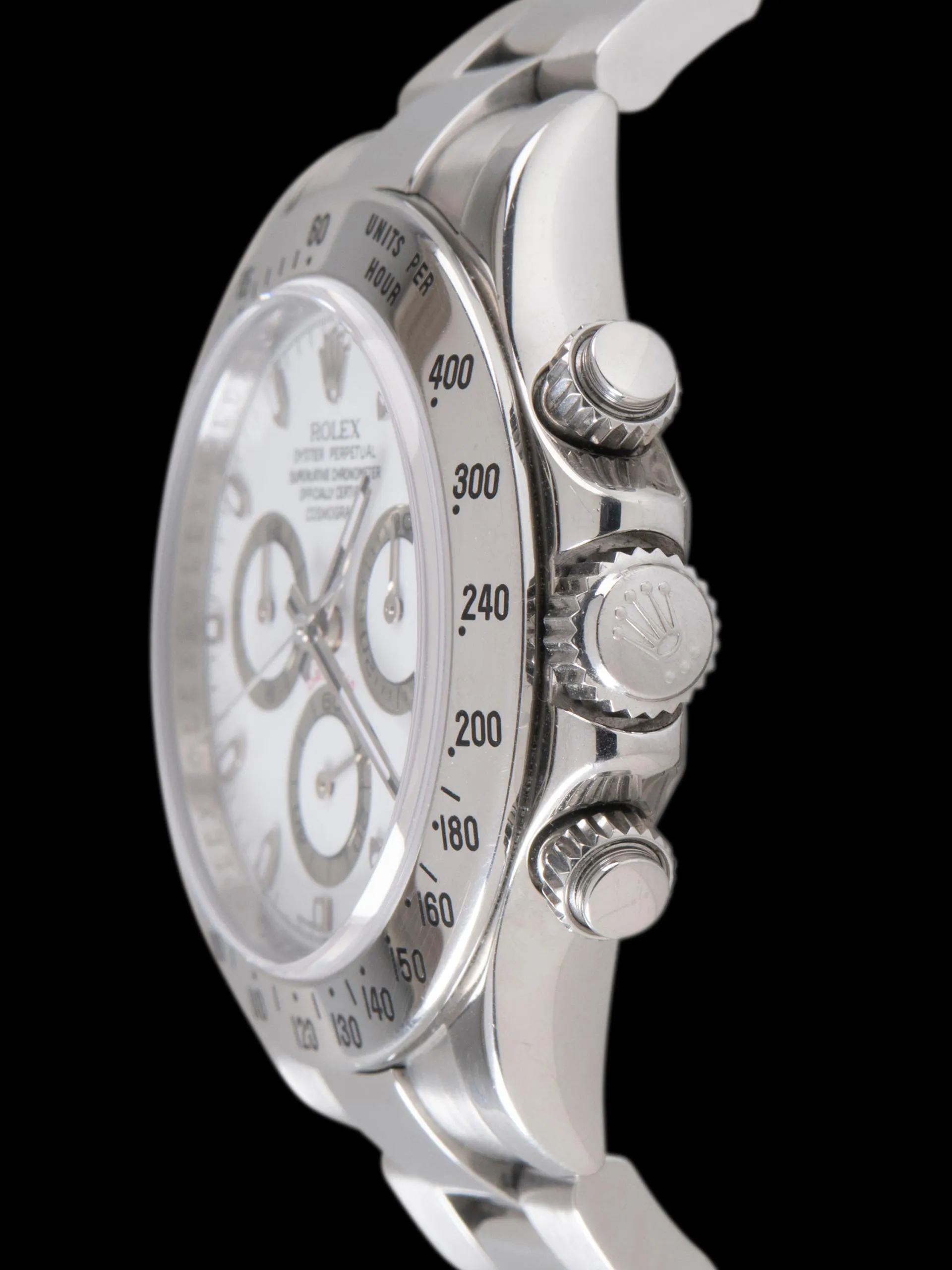 *Unpolished* 2007 Rolex Daytona (Ref. 116520) White Dial W/ Box & Papers