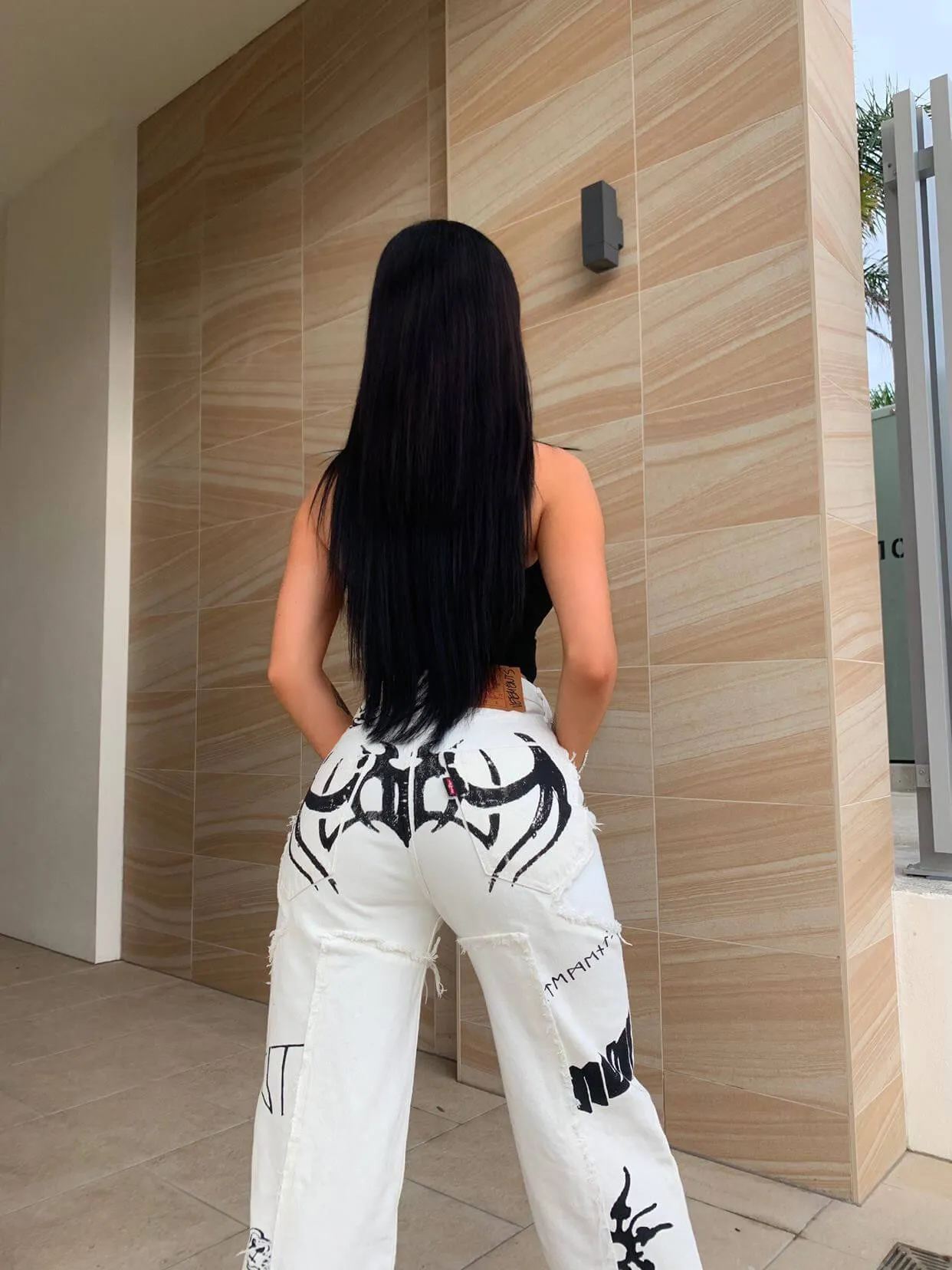 Vetements x Levi's - High-Rise Wide-Leg Jeans
