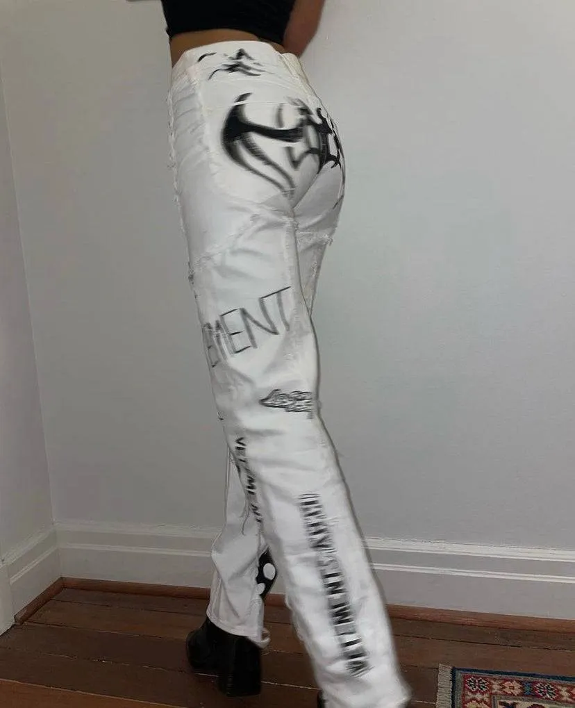 Vetements x Levi's - High-Rise Wide-Leg Jeans