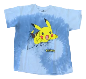 Vintage Pikachu Tie Dye Tee - Small