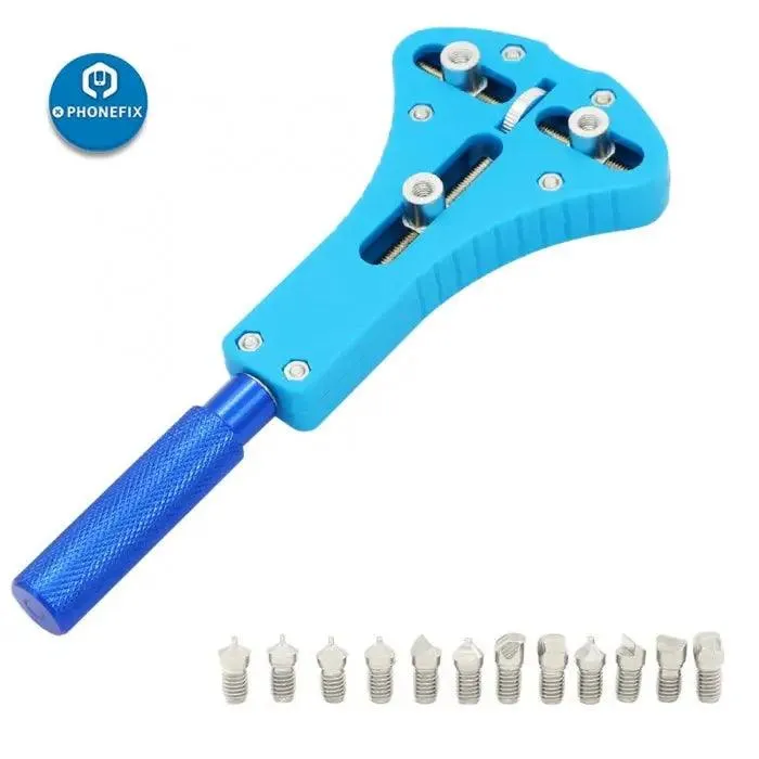 Watch Repair Wrench with 12 Claws for Watch Battery Replacement Tools