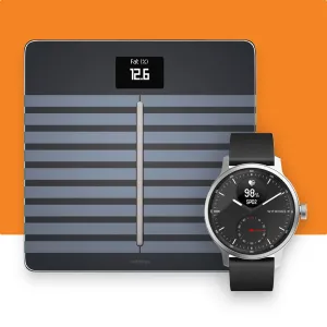Withings Scanwatch (Black 42mm)   Withings Body Cardio (Black)