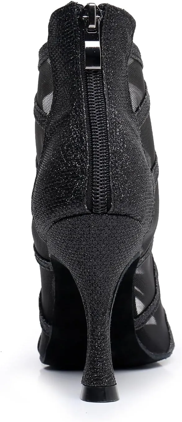 Women's Fashion Open Toe Ballroom Dance Boots Modern Party Wedding Performance Dance Shoes